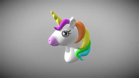 unicorn 3d model.